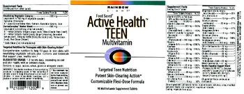 Rainbow Light Active Health Teen - supplement