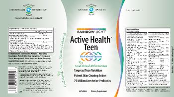 Rainbow Light Active Health Teen - supplement