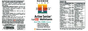 Rainbow Light Active Senior SafeGuard Multivitamin - 