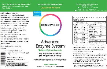 Rainbow Light Advanced Enzyme System - supplement