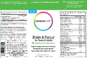 Rainbow Light Brain & Focus For Teens & Adults - supplement