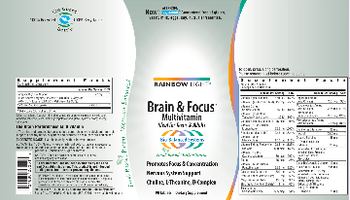 Rainbow Light Brain & Focus Multivitamin - supplement