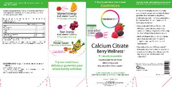 Rainbow Light Calcium Citrate Berry Wellness Mixed Berry Flavor - supplement