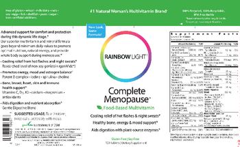 Rainbow Light Complete Menopause - supplement