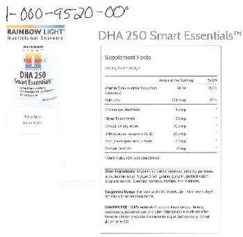Rainbow Light DHA 250 Smart Essentials - supplement