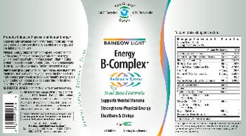 Rainbow Light Energy B-Complex - supplement