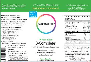 Rainbow Light Food-Based B-Complete - supplement