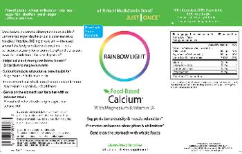 Rainbow Light Food-Based Calcium - supplement