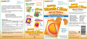 Rainbow Light Gummy Vitamin C Slices 250 mg Vitamin C - supplement