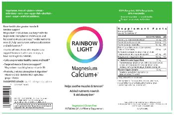 Rainbow Light Magnesium Calcium+ - multimineral supplement