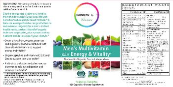 Rainbow Light Men's Multivitamin Plus Energy & Vitality - supplement