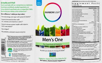 Rainbow Light Men's One - multivitamin supplement