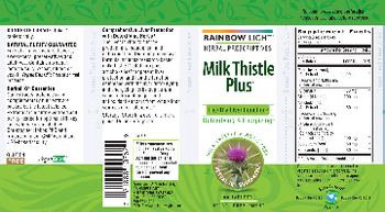 Rainbow Light Milk Thistle Plus - herbal supplement