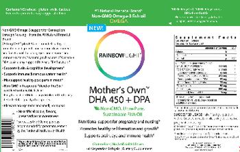 Rainbow Light Mother's Own DHA 450 + DPA - supplement