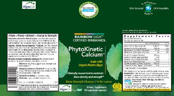 Rainbow Light PhytoKinetic Calcium - supplement