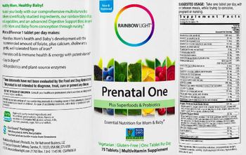 Rainbow Light Prenatal One - supplement