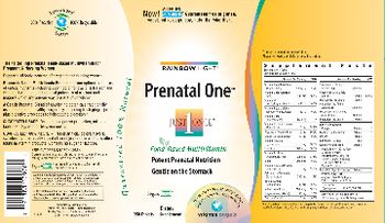 Rainbow Light Prenatal One - supplement