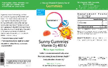 Rainbow Light Sunny Gummies Vitamin D3 400 IU Tangy Mandarin Orange - supplement