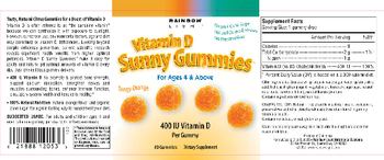 Rainbow Light Vitamin D Sunny Gummies Tangy Orange - supplement