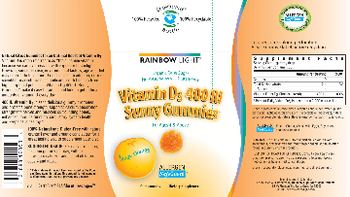 Rainbow Light Vitamin D3 400 IU Sunny Gummies Tangy Orange - supplement