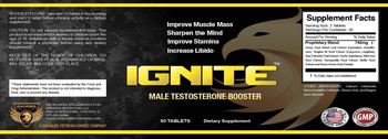 Ranger Nutrition Ignite Male Testosterone Booster - supplement