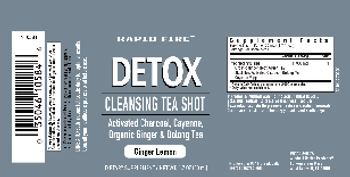 Rapid Fire Detox Cleansing Tea Shot Ginger Lemon - supplement