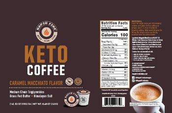 Rapid Fire Keto Coffee Caramel Macchiato Flavor - supplement