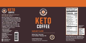 Rapid Fire Keto Coffee Hazelnut Flavor - supplement