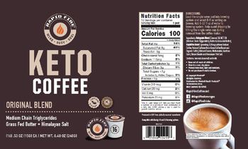 Rapid Fire Keto Coffee Original Blend - supplement