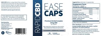 RapidCBD Ease Caps 25 mg CBD - supplement