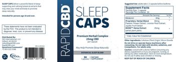 RapidCBD Sleep Caps - supplement