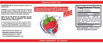 Raspberry Ketone Pure RaspberryKetone Pure - supplement