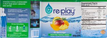 Re:play Hydration re:play Hydration Sugar Free Tropical Breeze - supplement