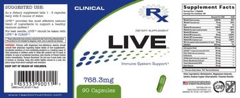Reaction Nutrition Live - supplement