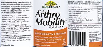 Real Health The Arthro Mobility Formula - supplement