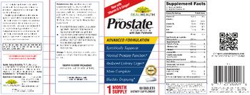 Real Health The Prostate Formula - supplement