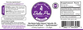 Real Natural Remedies Delta Pro Tocotrienols 125mg - supplement