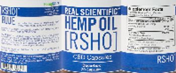 Real Scientific Hemp Oil RSHO CBD Capsules Decarbox - supplement