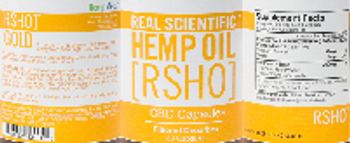 Real Scientific Hemp Oil RSHO CBD Capsules Filtered Decarbox - supplement