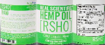 Real Scientific Hemp Oil RSHO CBD Liquid: Raw - supplement