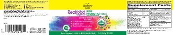 Realfood Organics Country Life Kids Probiotic Powder with Prebiotic Inulin Fruit Punch Flavor - supplement