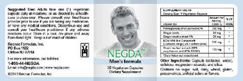Recnac Formulas, Inc. Negda Men's Formula - supplement