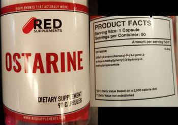 Red Supplements Ostarine - supplement