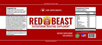 Red Supplements Red Beast - supplement