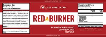 Red Supplements Red Burner - supplement