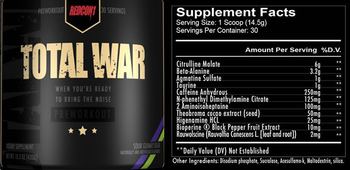 Redcon1 Total War Sour Gummy Bear - supplement