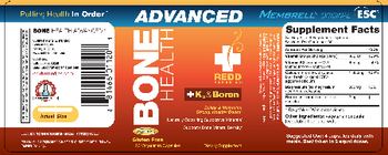 Redd Remedies Bone Health Advanced - supplement