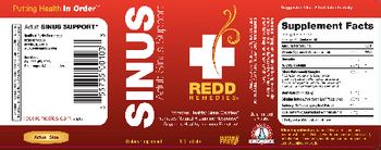 Redd Remedies Sinus Adult Sinus Support - supplement