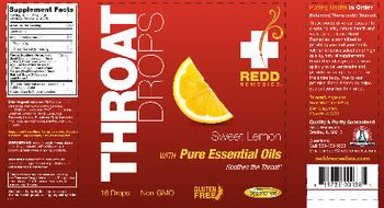Redd Remedies Throat Drops Sweet Lemon - 