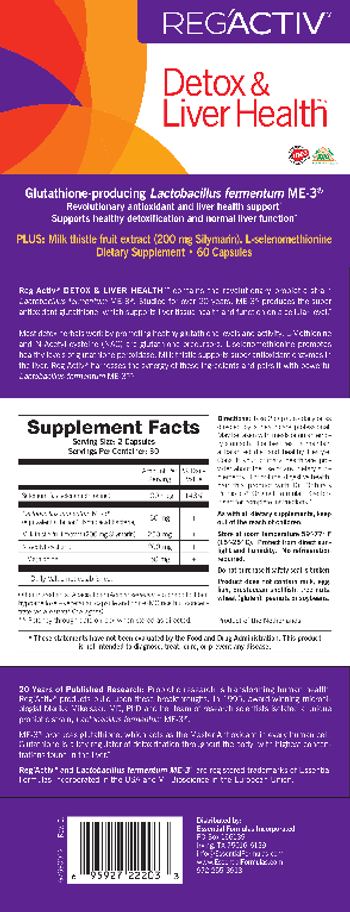 Reg'Activ Detox & Liver Health - supplement